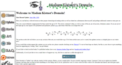 Desktop Screenshot of madamkistulot.net