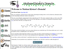 Tablet Screenshot of madamkistulot.net